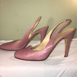 Kate Spade Pink Sling Back Heels